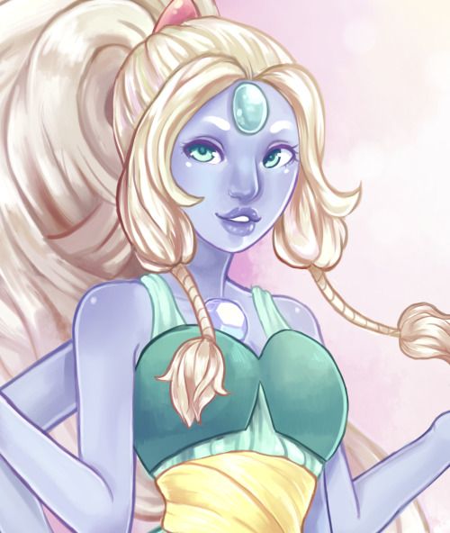 nuryfury:  Finally finished this! Opal ♥Edit: Added a detail shot~