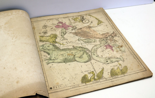 uispeccoll: Astronomy buffs rejoice! This beautiful celestial atlas is a supplementary text to 