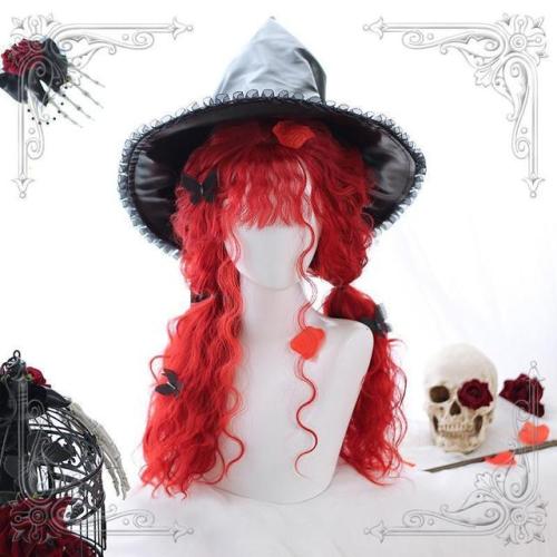 Long Wavy Wig Party Halloween Costume Cosplay Witch Red starts at $39.90 ✨✨✨This is so cute! Catch m