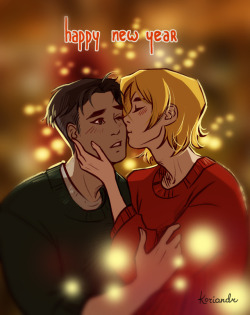 koriandr-art:    HAPPY NEW YEAR!!!!!!!!!!!!!I wish everyone to have fun!  see you in new year!!  