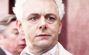 casenumber825:The most adorable of all the angels.(a.k.a. Michael Sheen makes multiple face journeys