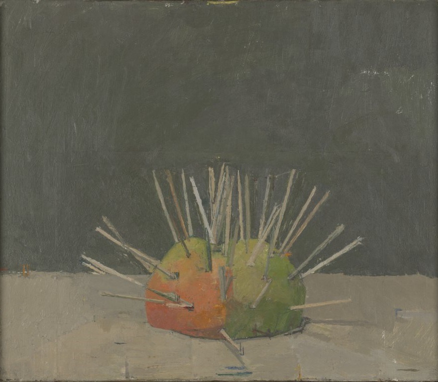 crystalline-aesthetics:  Euan UglowSaint Sebastian. undated, oil on panel, 30.5