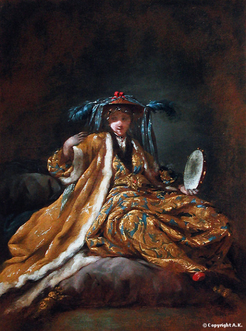 The Greek Sultana by Jean Barbault,1748