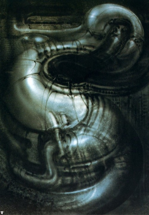 Porn Pics 70sscifiart:  HR Giger’s Biomechanical