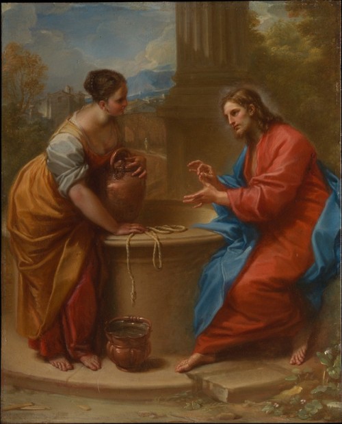 Christ and the Woman of SamariaBenedetto Luti (Italian; 1666–1724)1715–20Oil on copperThe Metropolit