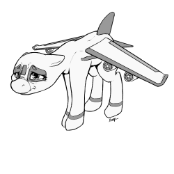 official-keeponhatin:  Been writing engineering midterms like crazy.However I finally got a chance to doodle. Enjoy some sad Air Liner 