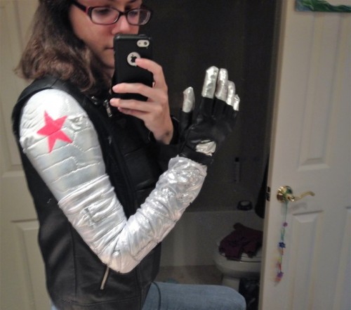My second, my best, and certainly my last Winter Soldier arm!Trust me, you don’t want to see t