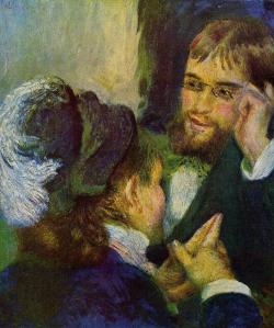 loumargi:  Pierre-Auguste Renoir (1841-1919), The Conversation, 1879
