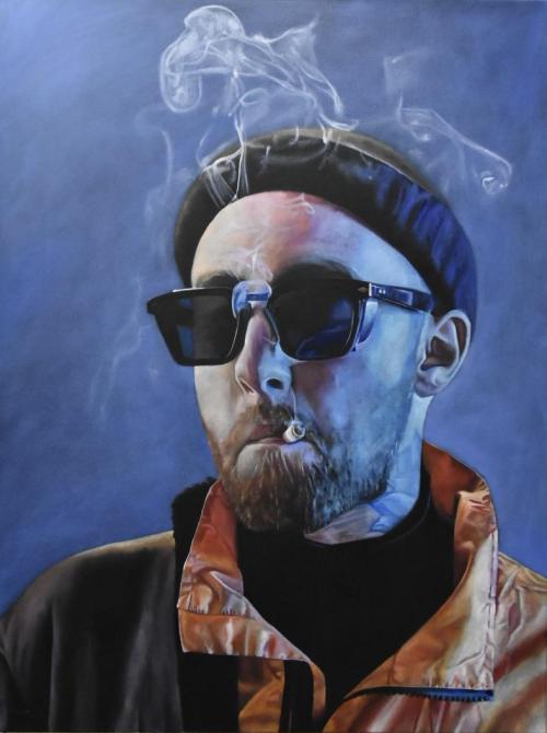blue–folder:  Mac, Me, Oil, 2021