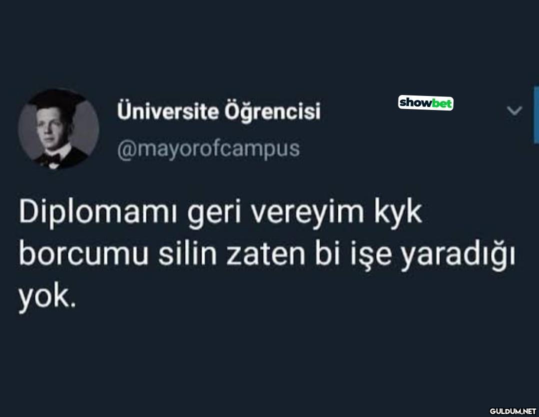 Üniversite öğrencisi...