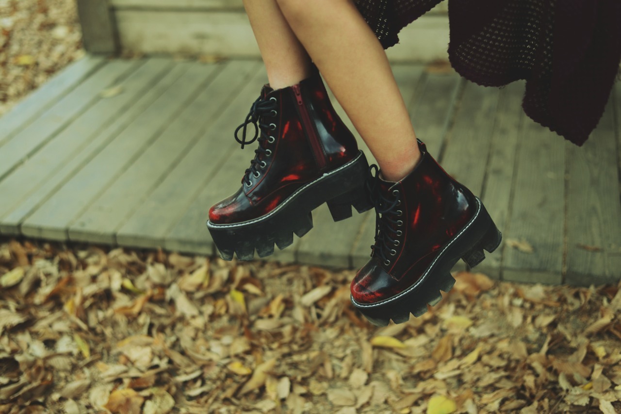 hannahrayninja:  Jeffrey Campbell Siglin boot for Tilted Sole. 