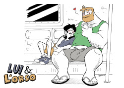 the-bear-and-him:  Simone and Diego in Metro