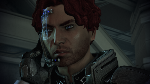 Ok, I don’t know why, but my Shepard in ME:LE permanently look either pissed off or about to cry :”3