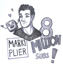 fixthefoxx:  CONGRATS ON EIGHT MILLION MARK! &lt;3 art by me.