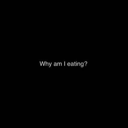 I m Not Eating anymore