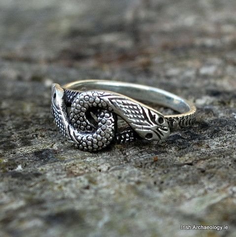 This silver snake ring is inspired by Roman bracelets and rings that were popular between the 1st an