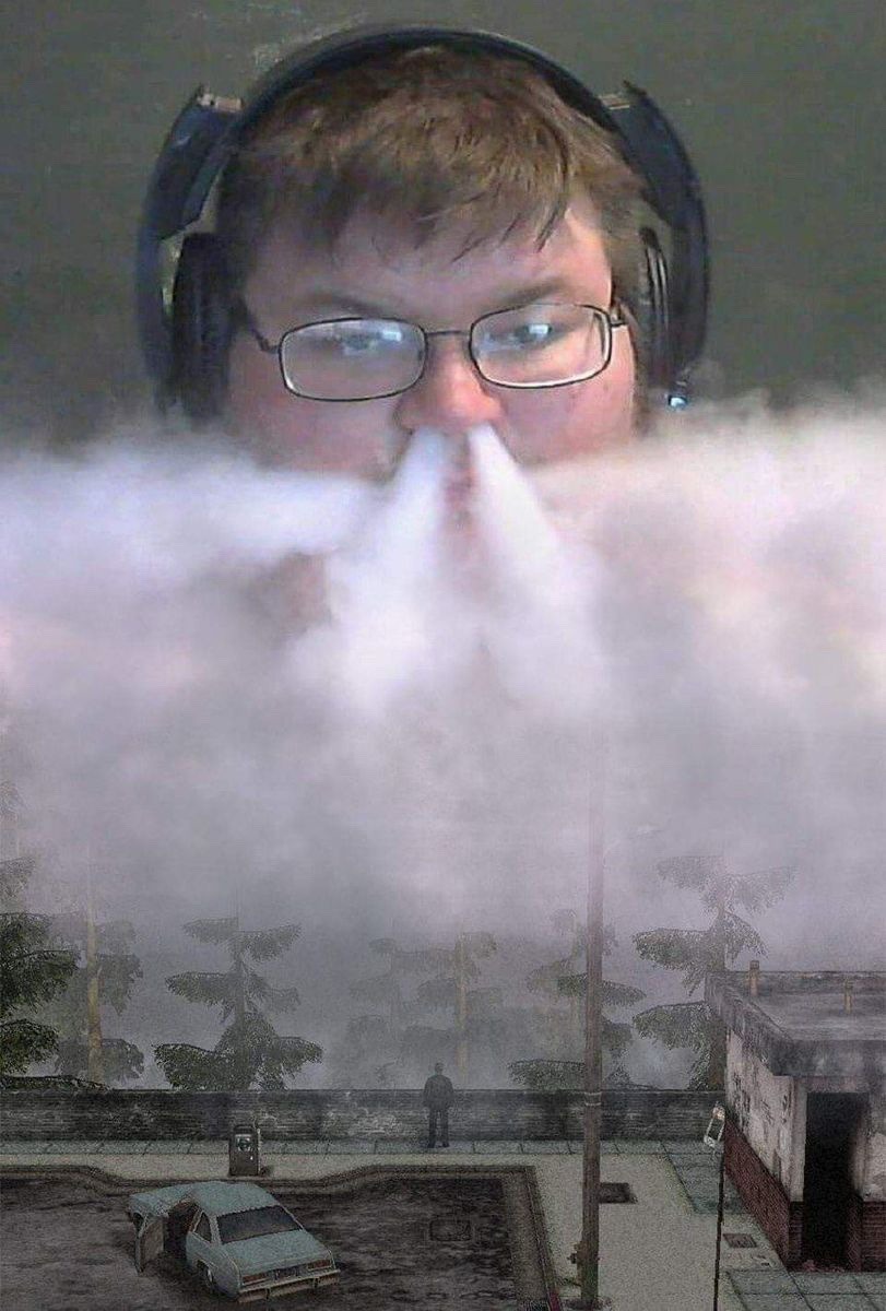 highcylon: j-steinman:  irlsuccubus: Who the fuck ripped this fat vape at silent hill I’m trying to find my dead wife     