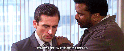 dundermifflinscranton:  Don’t forget the new black man phrase I taught you. 