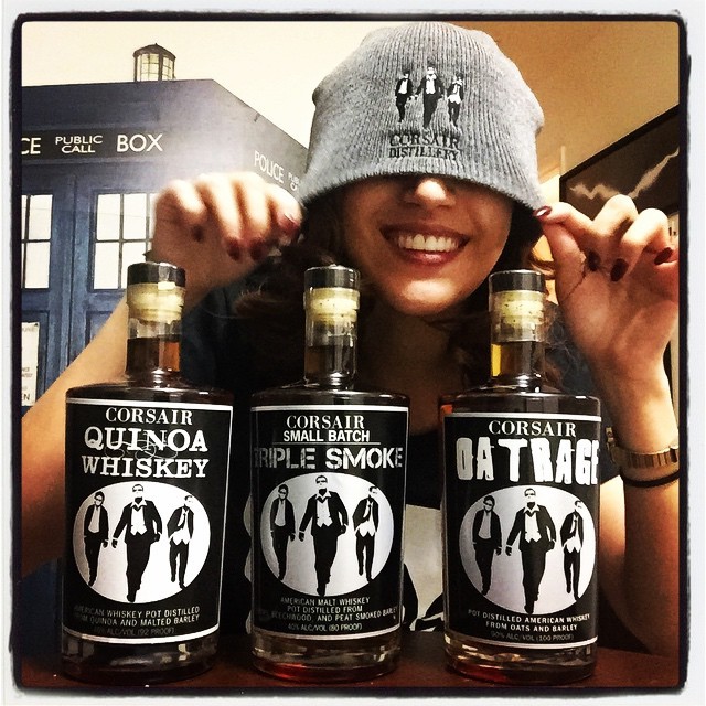 AHAHA I AM SO HAPPY! Look at all this whiskey! Thank you so much @corsairdistillery