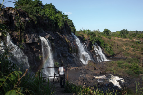 Not so far away from the usual violence: the gorgeous waterfalls of Boali, Central African Republic.