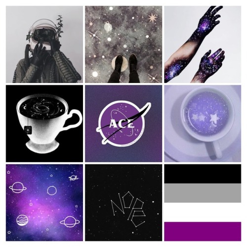 lgbt-aesthetics: Asexual + space and tea Aestheticc ~Submitted by @starryacecat~