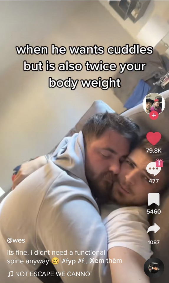 Need Someone Who Is Twice My Body Weight To Be My Weighted Blanket