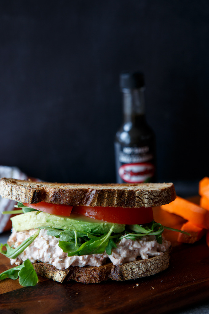 beautifulfoodisamust:  HEALTHY HABANERO BUFFALO CHICKEN SALAD SANDWICH