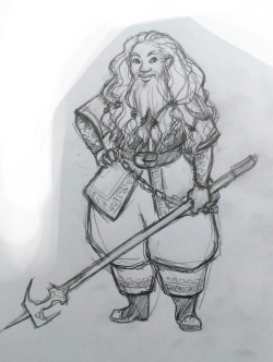 rambeltilx:  gallirand:  bridgioto:  Got all excited for the dwarf ladies before I saw the Hobbit, and glimpsed a few in the early moments… Those beards were much less magnificent than I expected. Mere sideburns. Hmph.  Oh my goodness, this is actually