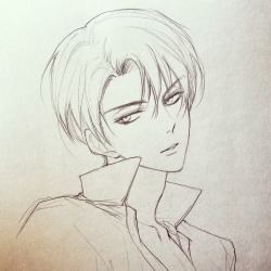 mmmaoh:  9/14/2014 - Levi sketch. I can’t wait for the new ova!!! All about him!! Yayyy