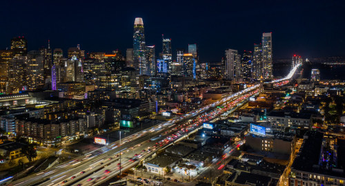 Saturday Night Over Soma&ldquo;Soma - san francisco, california&rdquo;. Photo by Patrick Bou