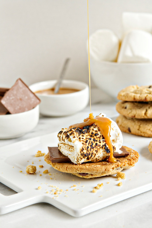 chocolateguru:  Salted Caramel S’mores  oh my