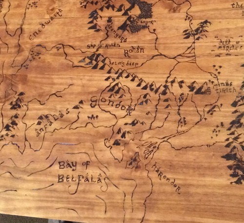 lifeofawannabehobbit:  So someone I know does woodwork in his spare time… and he