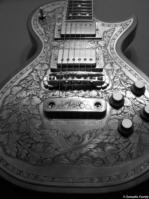 guitarshellyeah:  Zemaitis Metal Front Guitars