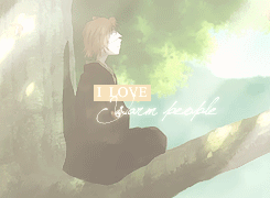 nannaseharu:“I love kind people. I love warm people too. I love people who pursue things they’re att