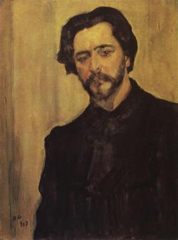 artist-serov: Portrait of the Writer Leonid