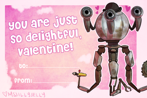 theomeganerd: Fallout 4 Companion Valentine Cards by Jillian Bakos