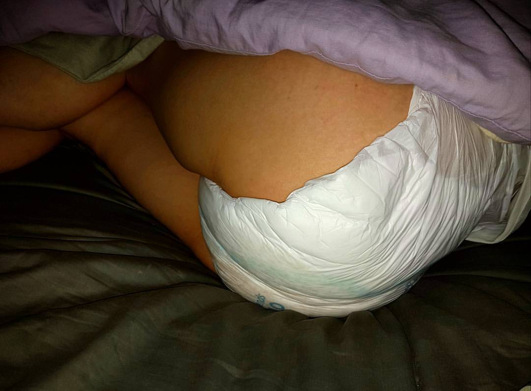 I ❤️ waking up diapered.  #ABDL