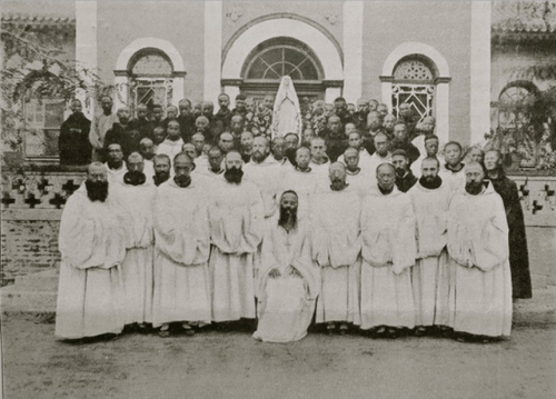 therurrjurr: The monks Our Lady of Consolation Trappist Abbey before their persecution by Chinese C