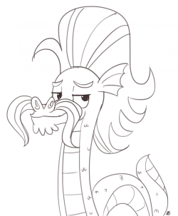 30minchallenge:Just one of the ol’ sea serpent today!Thanks for participating Pabbles! Hope you had fun!Bye for now!Artists Included: Pabbles (http://pabbley.tumblr.com/) Ayyyy it’s Steven Magnet~! :D