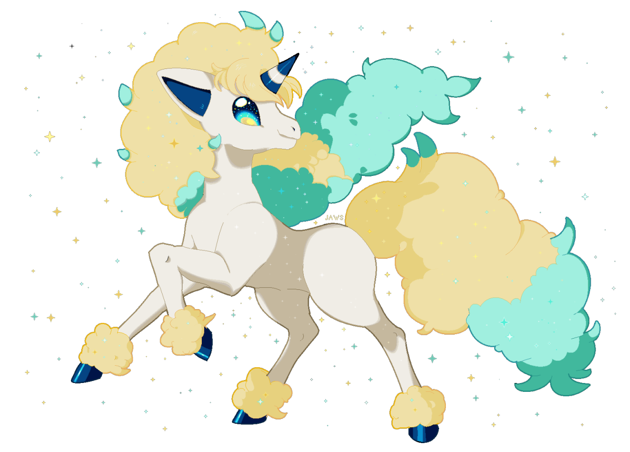 ★Galarian Ponyta - If you can paint it, then it's possible.