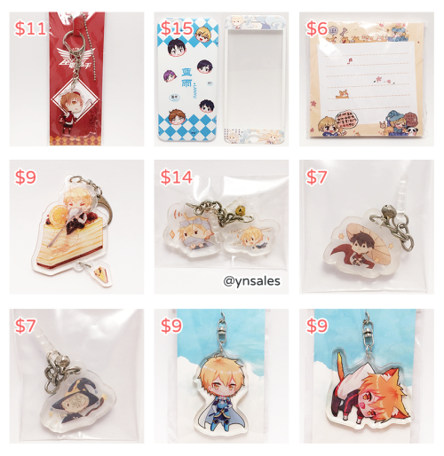 ynsales:The King’s Avatar Merch (Official & Fan-Made)To order, please refer to this document.