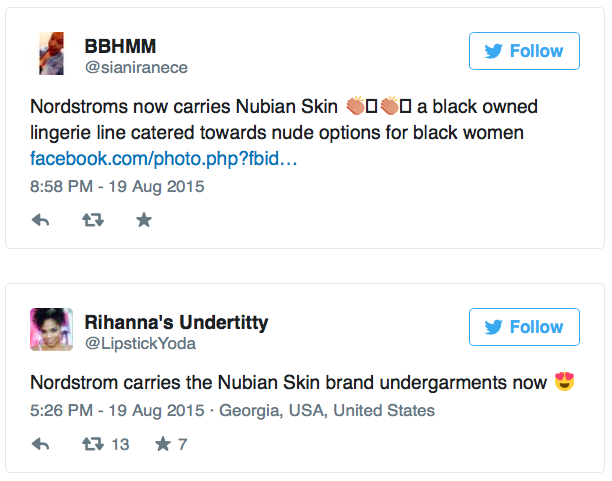 stylemic:  One month later, Nordstrom’s Nubian Skin is a big hit The brainchild