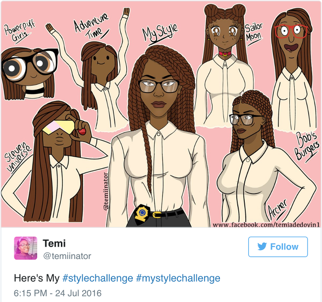 superselected:  Black Teen Artist Creates the #StyleChallenge.  Black Artists Take