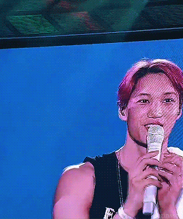 jonginssoo: 190720 the EXplOration in seoul day 2 // jongin imitating how exo-ls look at them ♡