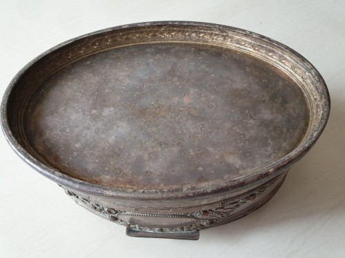 Kotak Sireh (Betel Box) Silverware Oval Batavia Dutch Colonial Design Tepak Sirih Bertekad