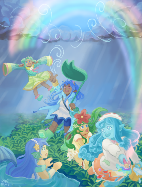 entry for puyo contest, theme rainbow