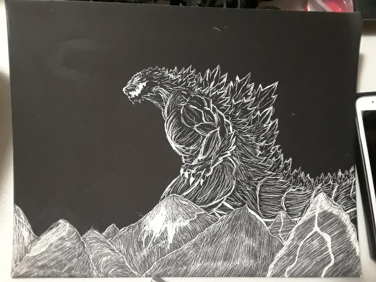 Featured image of post Sketch Godzilla Earth Drawing Another free fantasy for beginners step by step drawing video tutorial