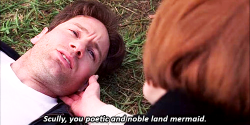 dinoscully: ufos and recreation (3/?): mulder compliments scully the way leslie compliments ann. 