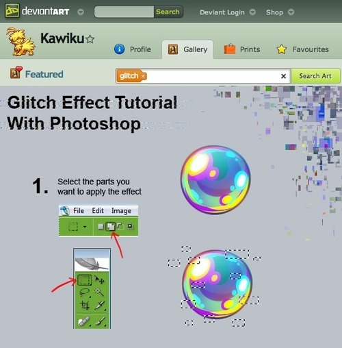 Glitch Effect Tutorial by Kawiku on DeviantArt