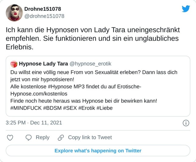 Hypnose lady tara